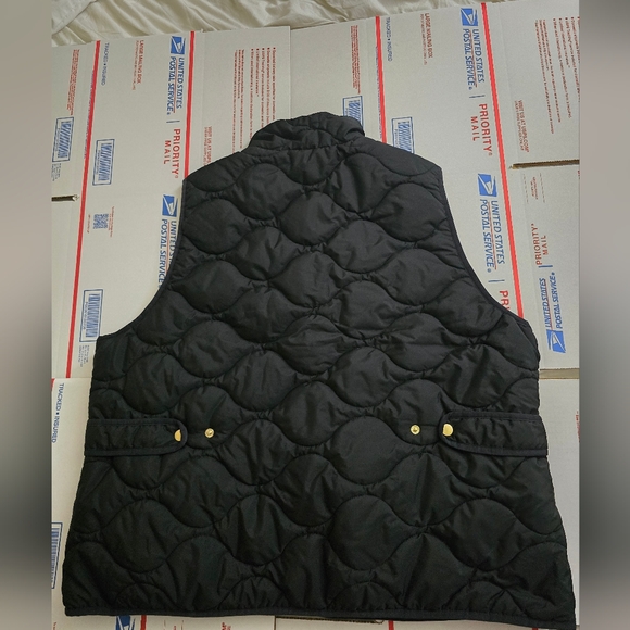 J. Crew Quilted vest with PrimaLoft®, Black, Size 2x (JC65) - Picture 3 of 5